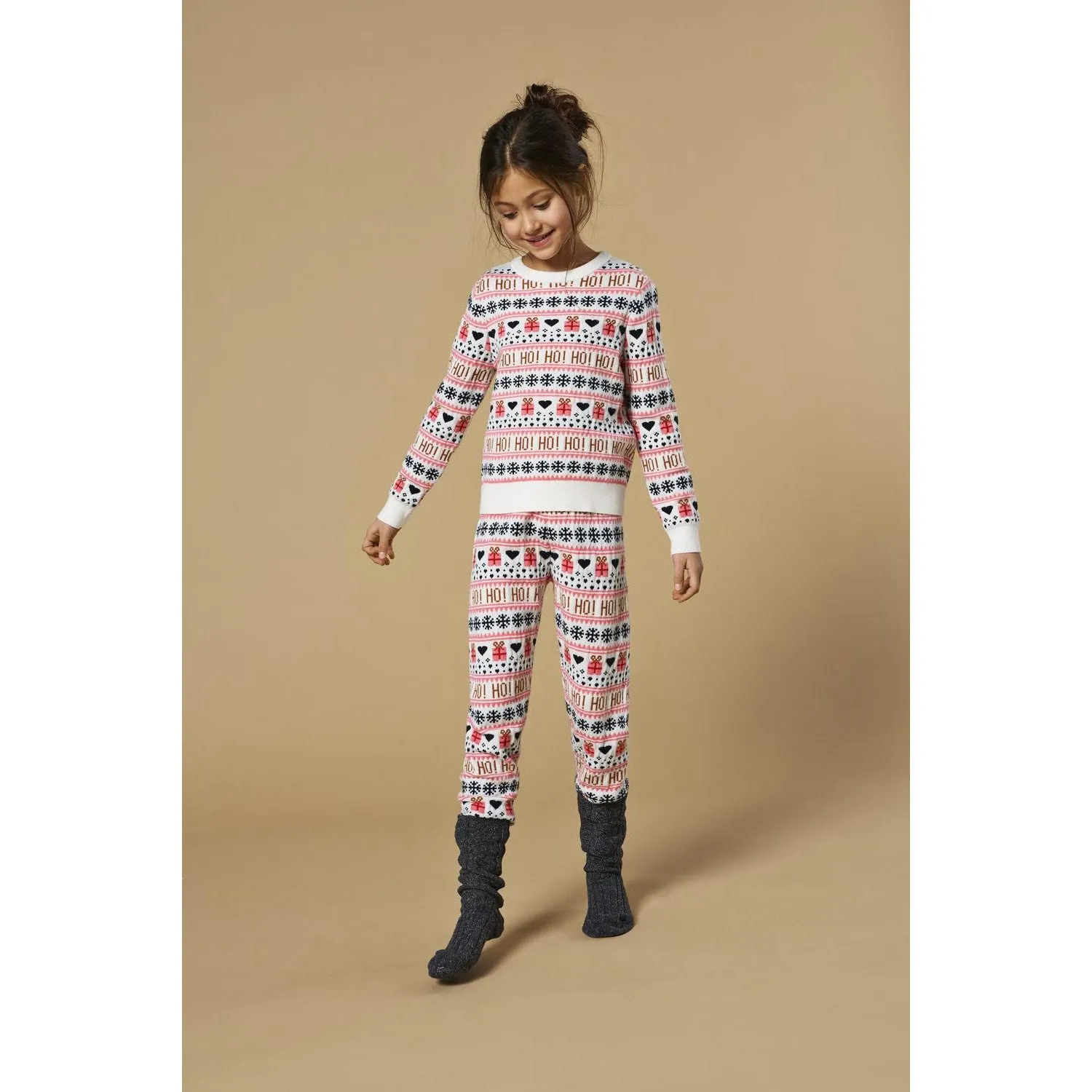 KINDER NUR Cloud Dancer Weihnachtsgeschenk Hose Strick Kinder Nur