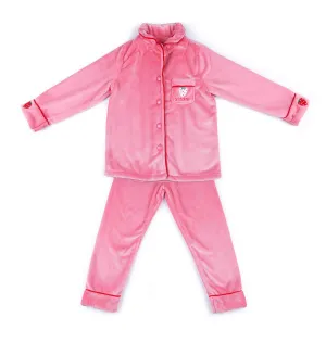 Kinder Winter-Warm-Fleece-Pyjama-Set