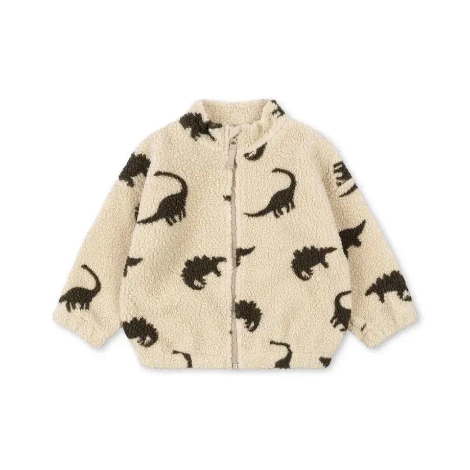 Konges Sløjd: JODY TEDDY JACKE - DINOSILHOUETTE