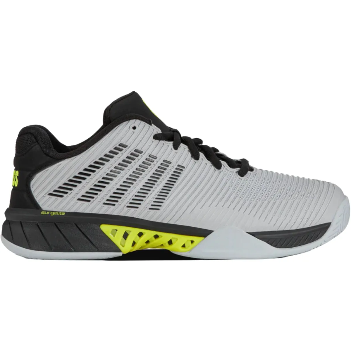 KSwiss Hypercourt Express 2 Grau/Schwarz Herrenschuh - 06613-022 Schuhe K Swiss Herren
