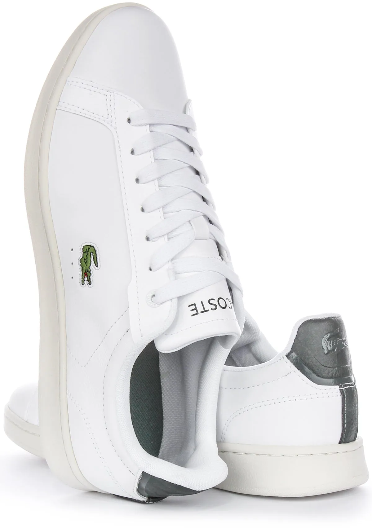 Lacoste Carnaby Pro in Weiß Grün für Herren Schuhe Lacoste