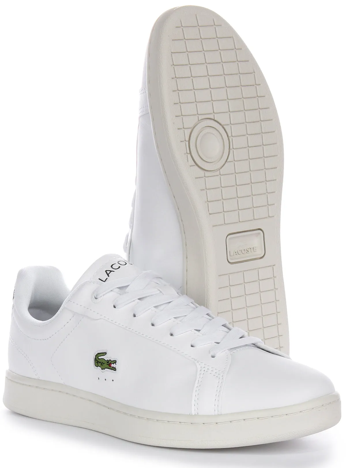 Lacoste Carnaby Pro in Weiß Grün für Herren Schuhe Lacoste