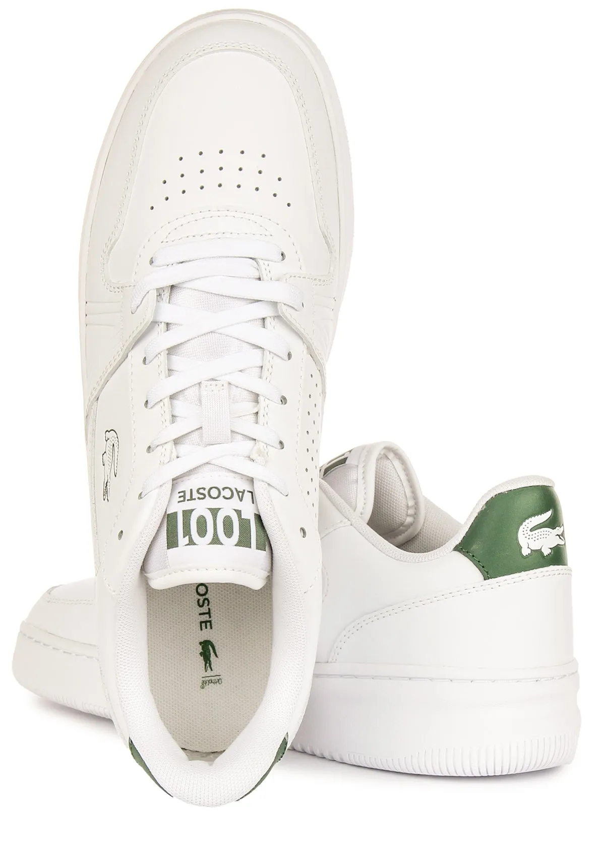 Lacoste L001 St 224 In Weiß Grün Für Herren Schuhe Lacoste