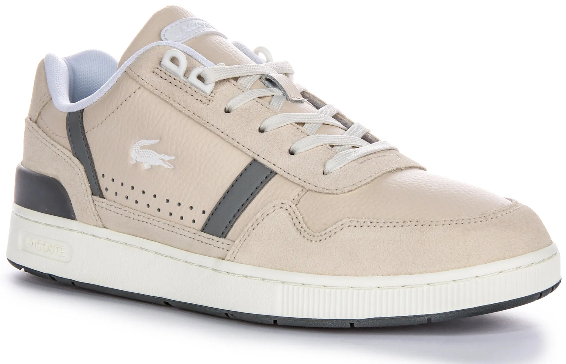 Lacoste T-Clip Trainers In Beige Für Herren Schuhe Lacoste