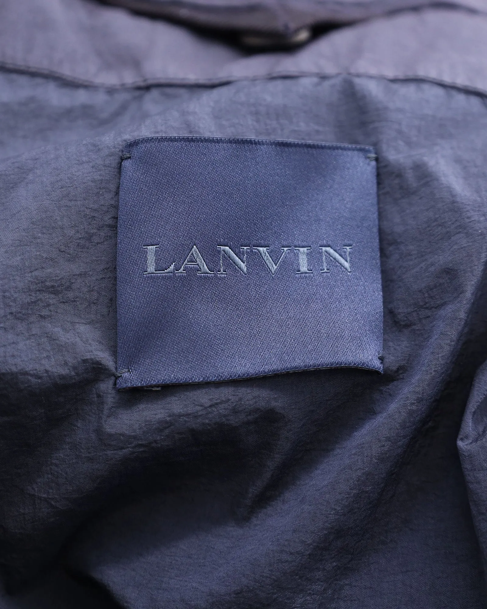 Lanvin Leichte Sportjacke in Marineblau aus Baumwolle