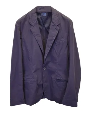 Lanvin Leichte Sportjacke in Marineblau aus Baumwolle