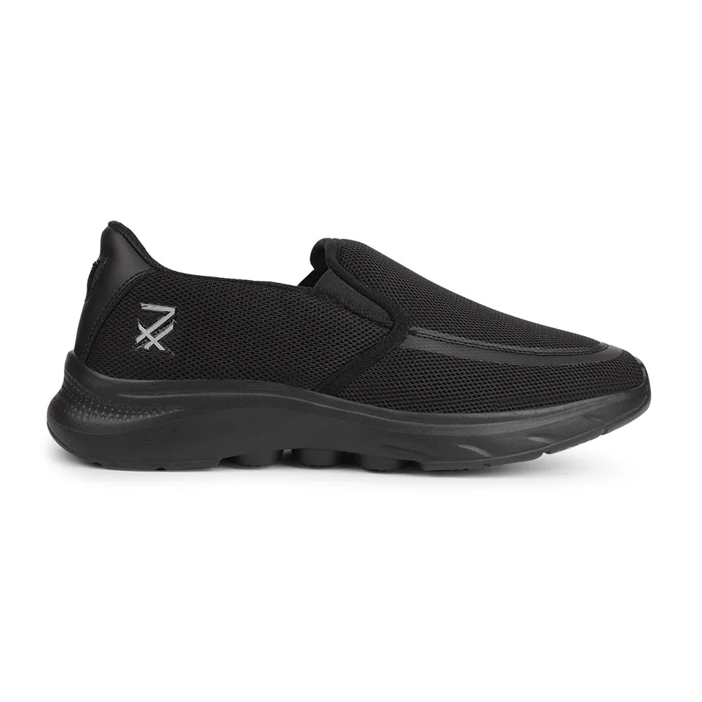 Leap7x Schwarze Freizeitschuhe ohne Schnürung für Herren DENIS-1 von Liberty