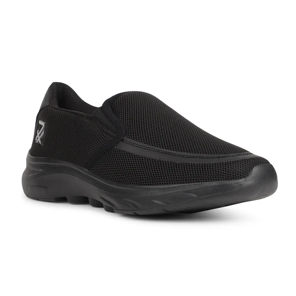 Leap7x Schwarze Freizeitschuhe ohne Schnürung für Herren DENIS-1 von Liberty