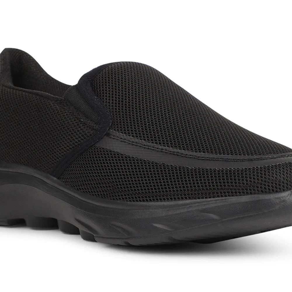 Leap7x Schwarze Freizeitschuhe ohne Schnürung für Herren DENIS-1 von Liberty