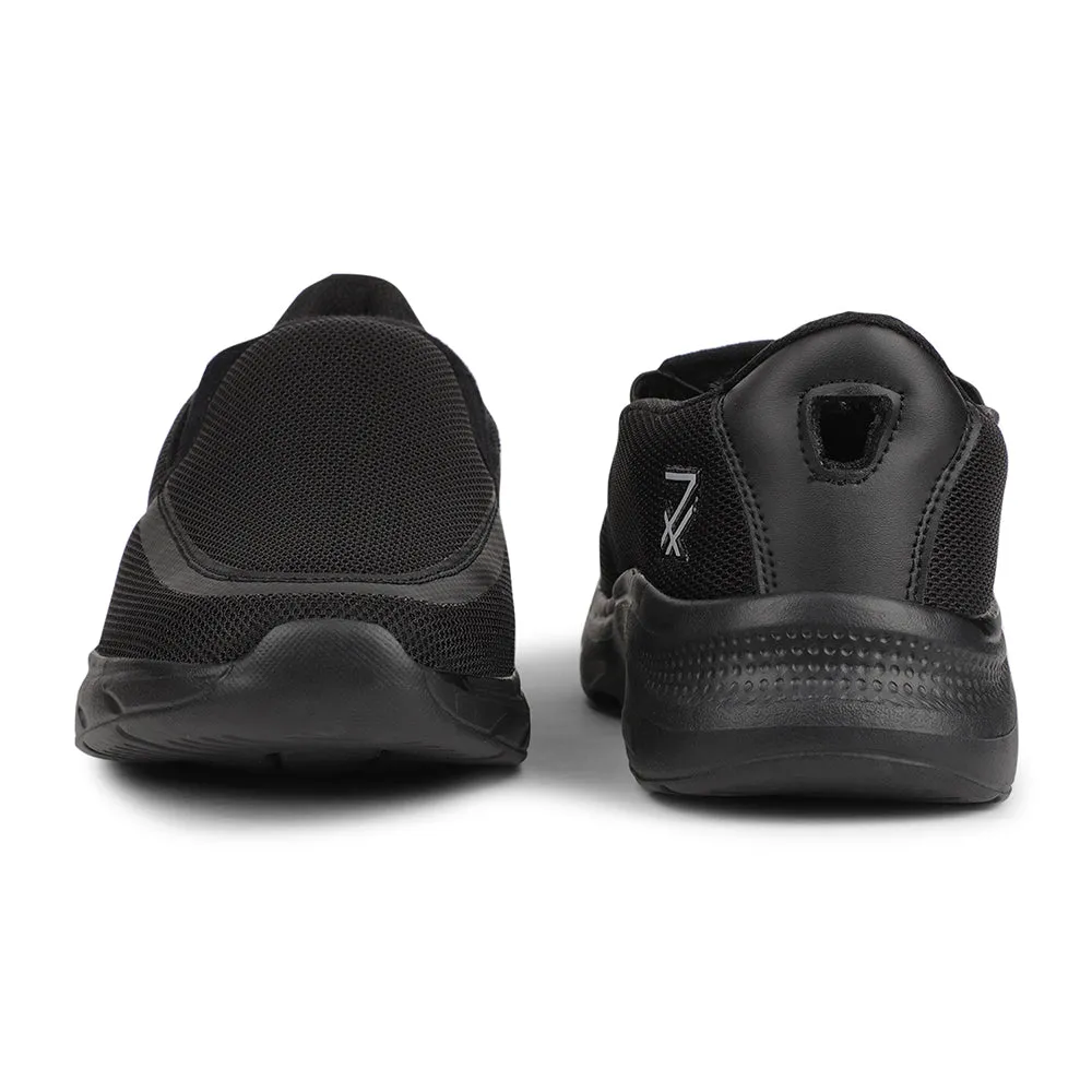 Leap7x Schwarze Freizeitschuhe ohne Schnürung für Herren DENIS-1 von Liberty