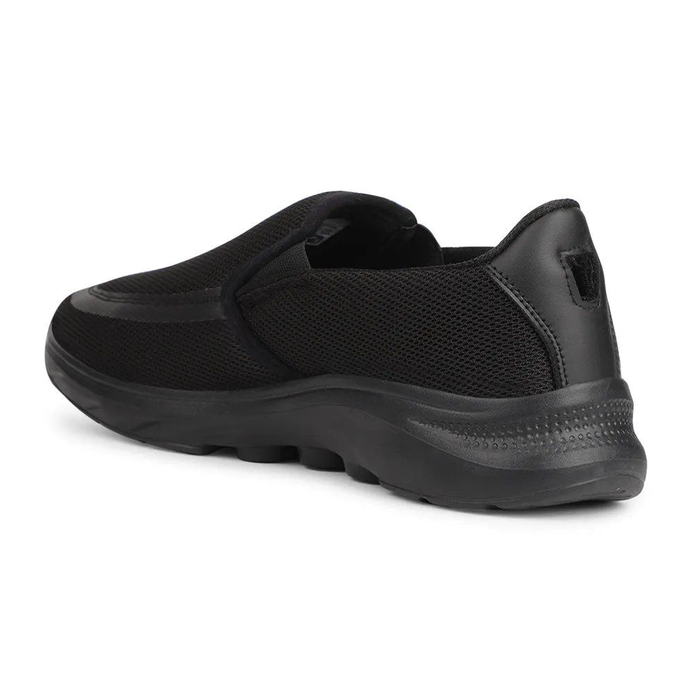 Leap7x Schwarze Freizeitschuhe ohne Schnürung für Herren DENIS-1 von Liberty