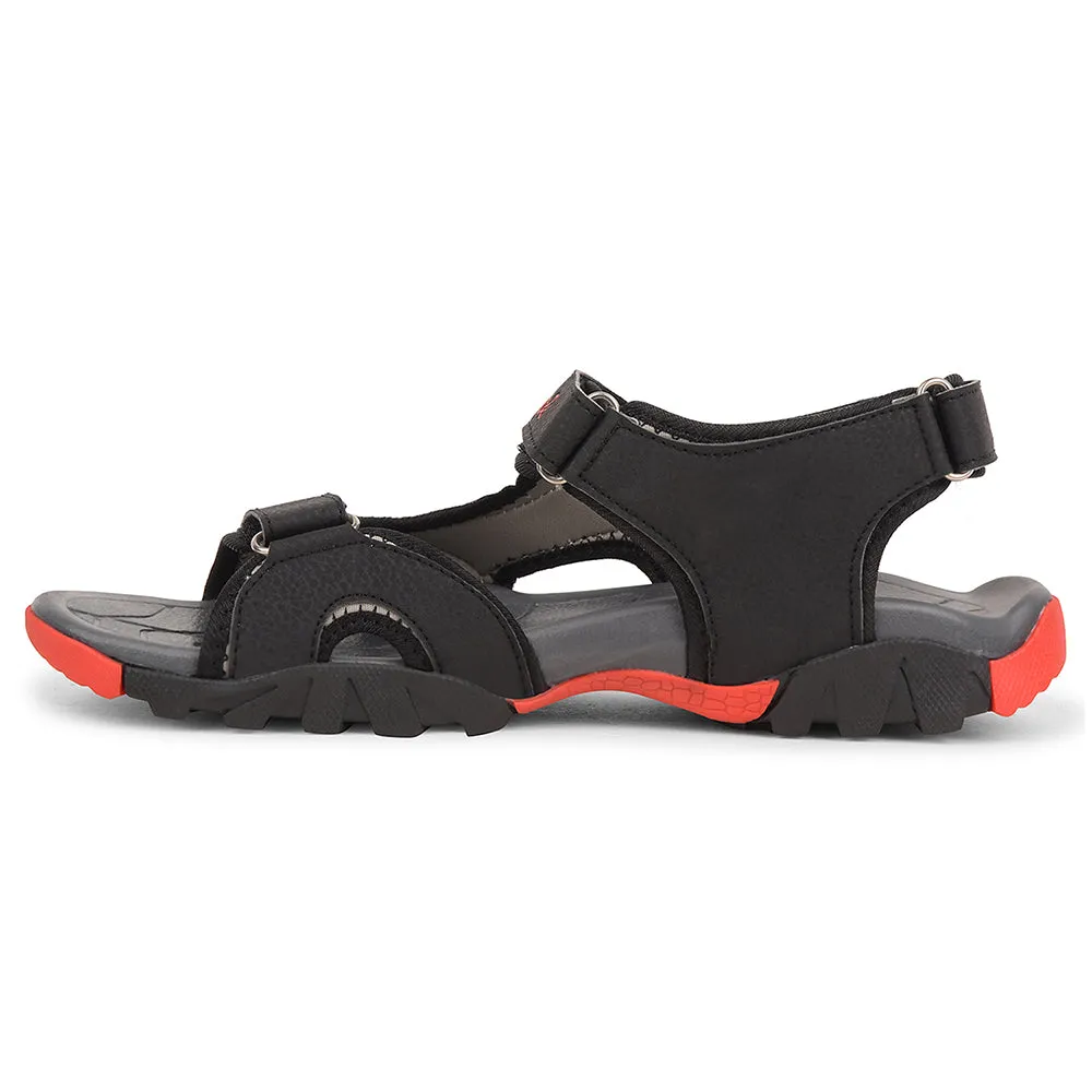 Leap7x Schwarze Sportliche Freizeitsandale Für Herren ALBANIA-2 Von Liberty