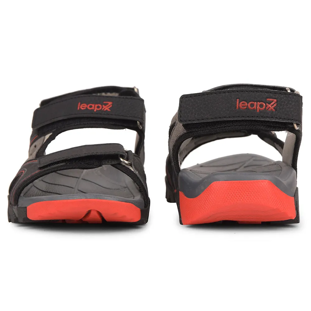 Leap7x Schwarze Sportliche Freizeitsandale Für Herren ALBANIA-2 Von Liberty