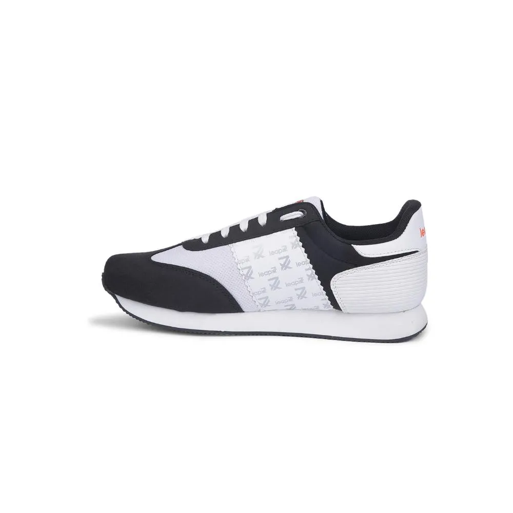 Leap7x Casual Schwarze Schnürsneaker Für Männer BACKAM-1E Von Liberty