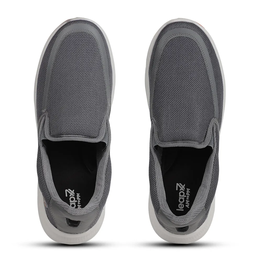 Leap7x Dunkelgraue Freizeitschuhe Ohne Schnürung Für Herren DENIS-1 Von Liberty