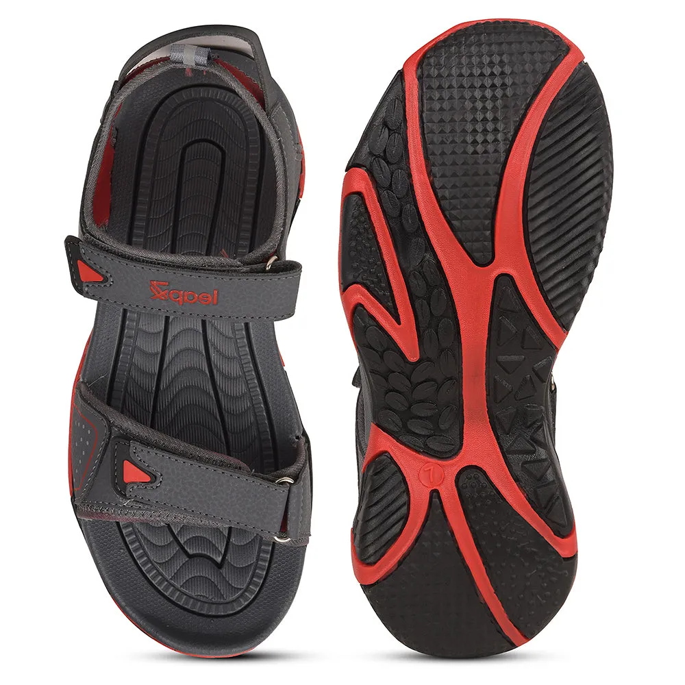 Leap7x Graue Sportliche Freizeitsandale Für Herren BLAIR-13 Von Liberty