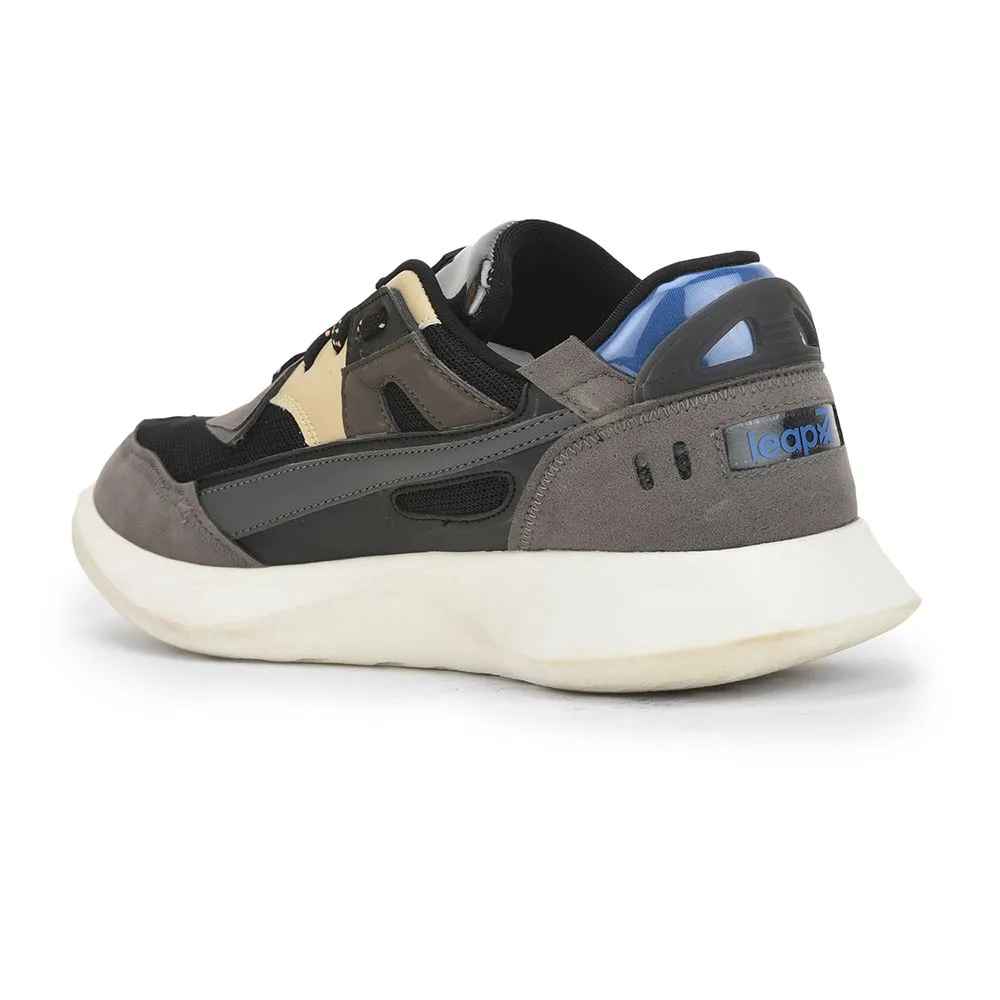 Leap7x Schnürschuhe Schwarz Freizeitschuhe Für Herren MENTOR By Liberty