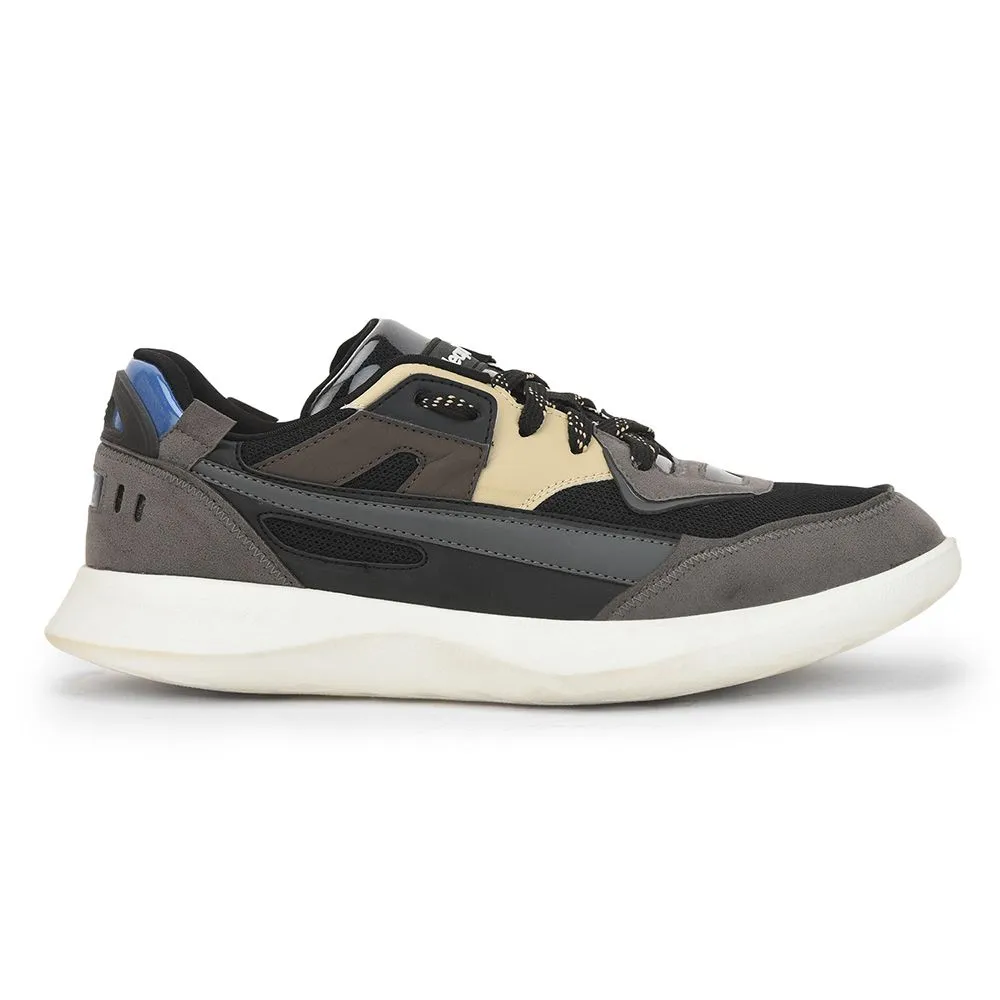 Leap7x Schnürschuhe Schwarz Freizeitschuhe Für Herren MENTOR By Liberty