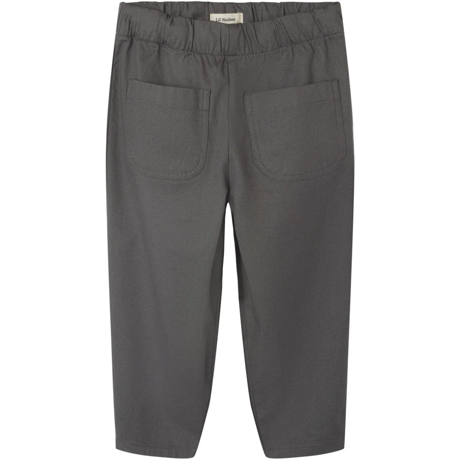 Lil'Atelier Zinngraue Ben Loose Twill Thady Hose Lil Atelier