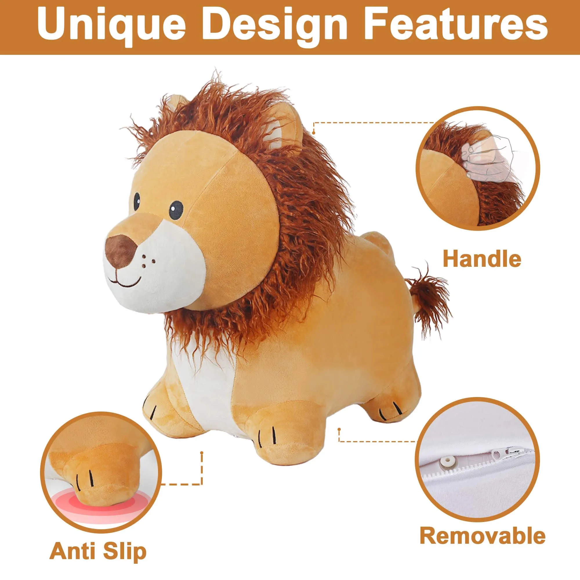 Lion Bouncy Pals Pferd Plüsch Hüpftier Spielzeug