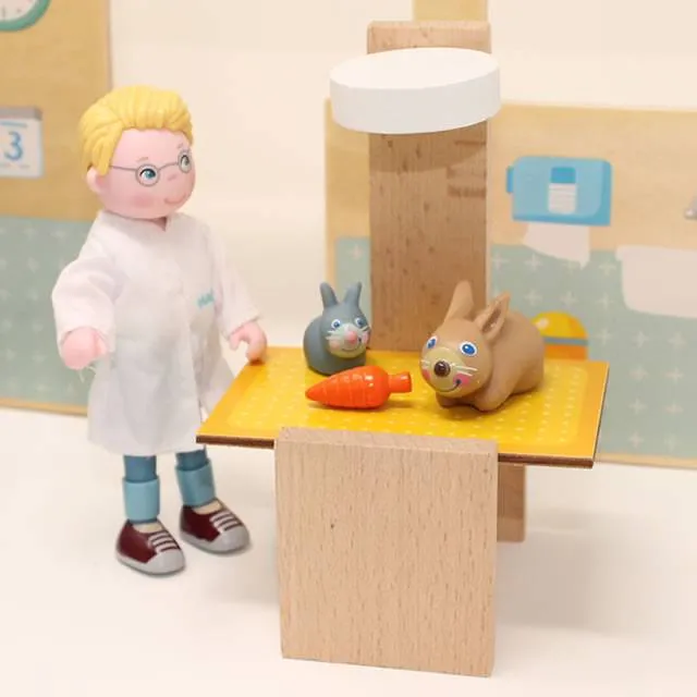 Kleine Freunde Papa Andreas mit abnehmbarem Mantel