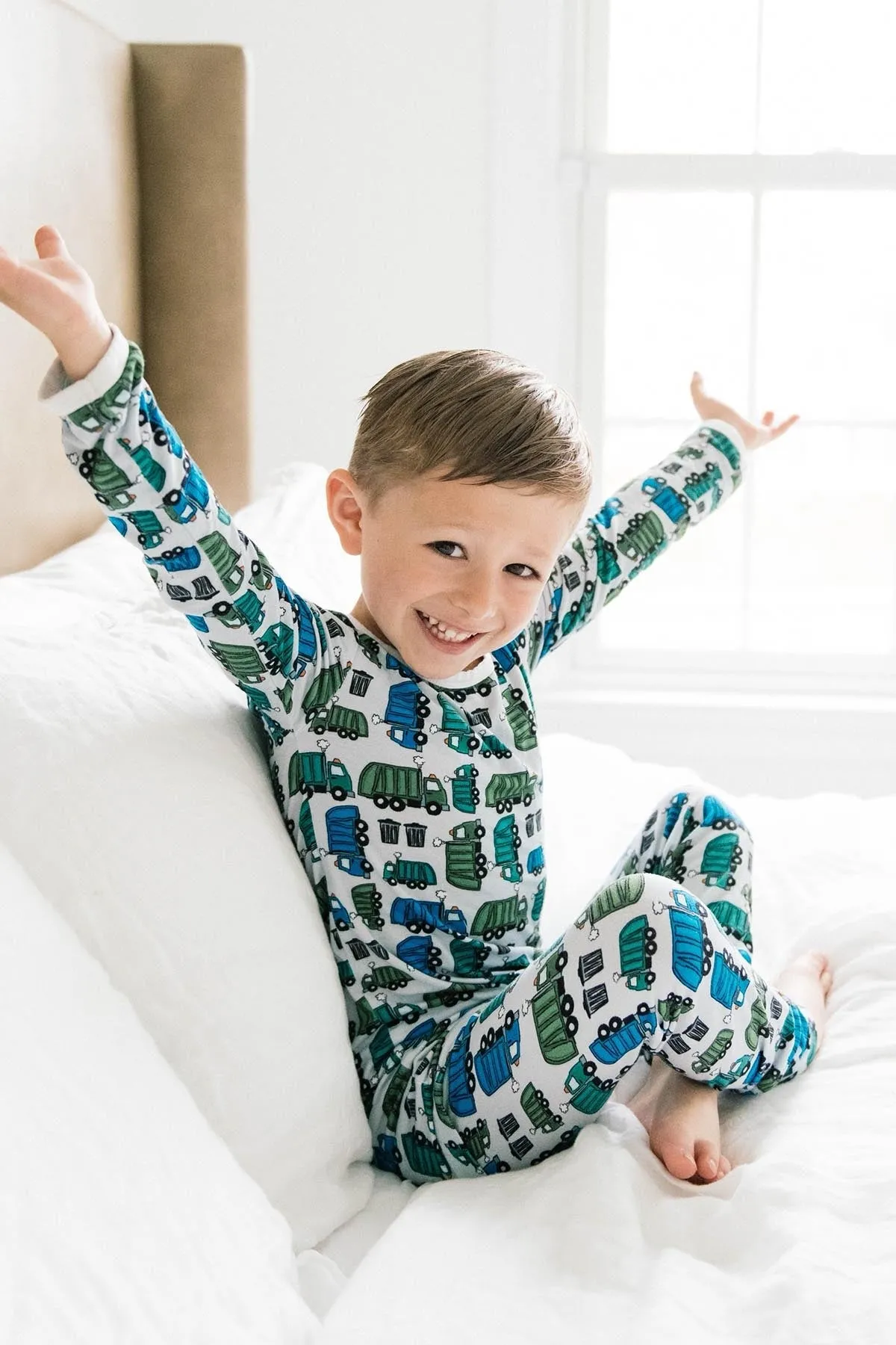 Langarm-Pyjama-Set - Müllwagen Babykids_Clover-Baby-Kids