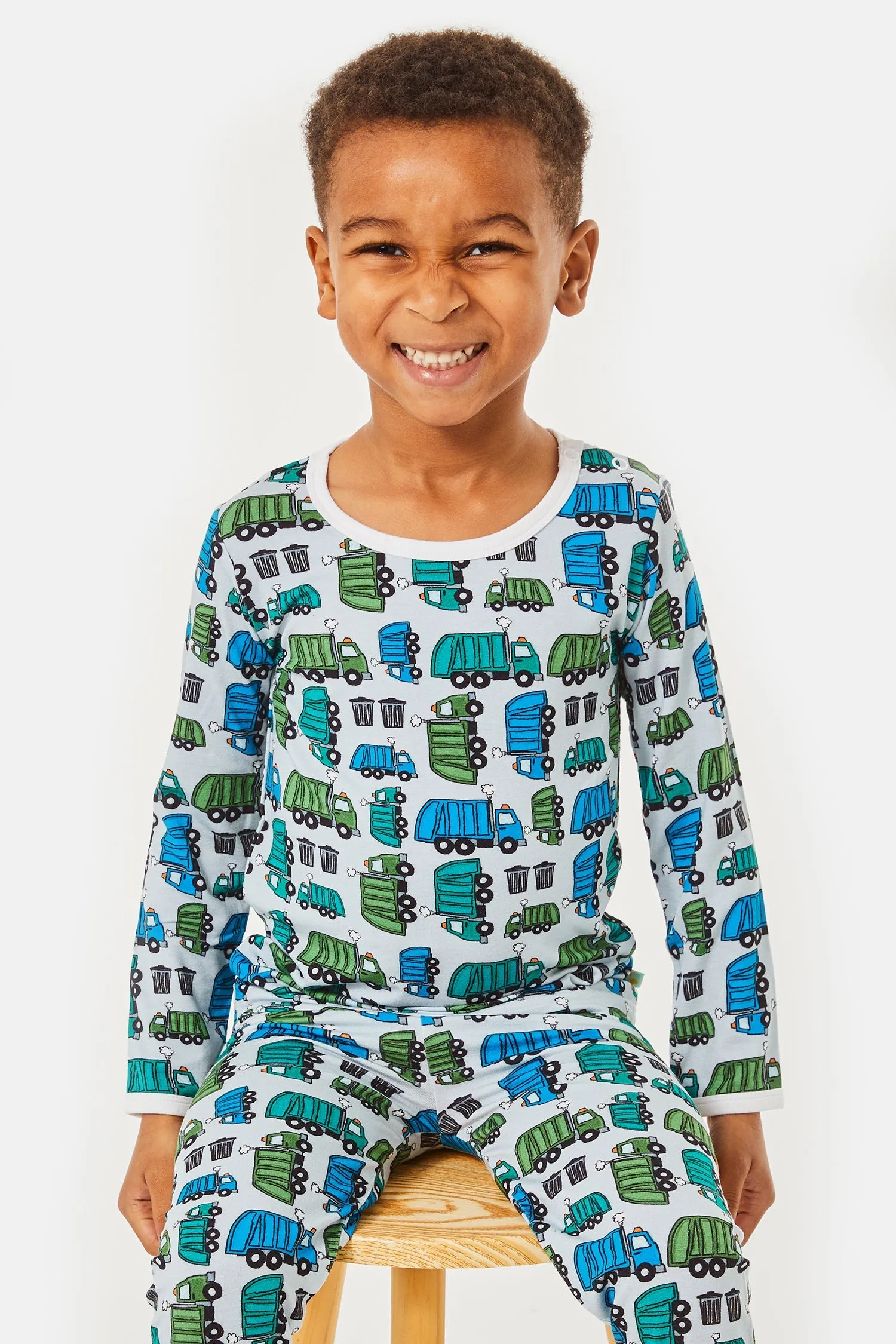 Langarm-Pyjama-Set - Müllwagen Babykids_Clover-Baby-Kids