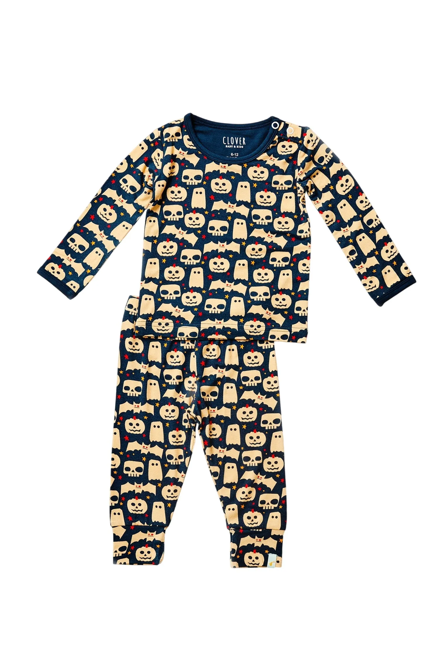 Langarm-Pyjama-Set - Halloween-Skelette Babykids_Clover-Baby-Kids