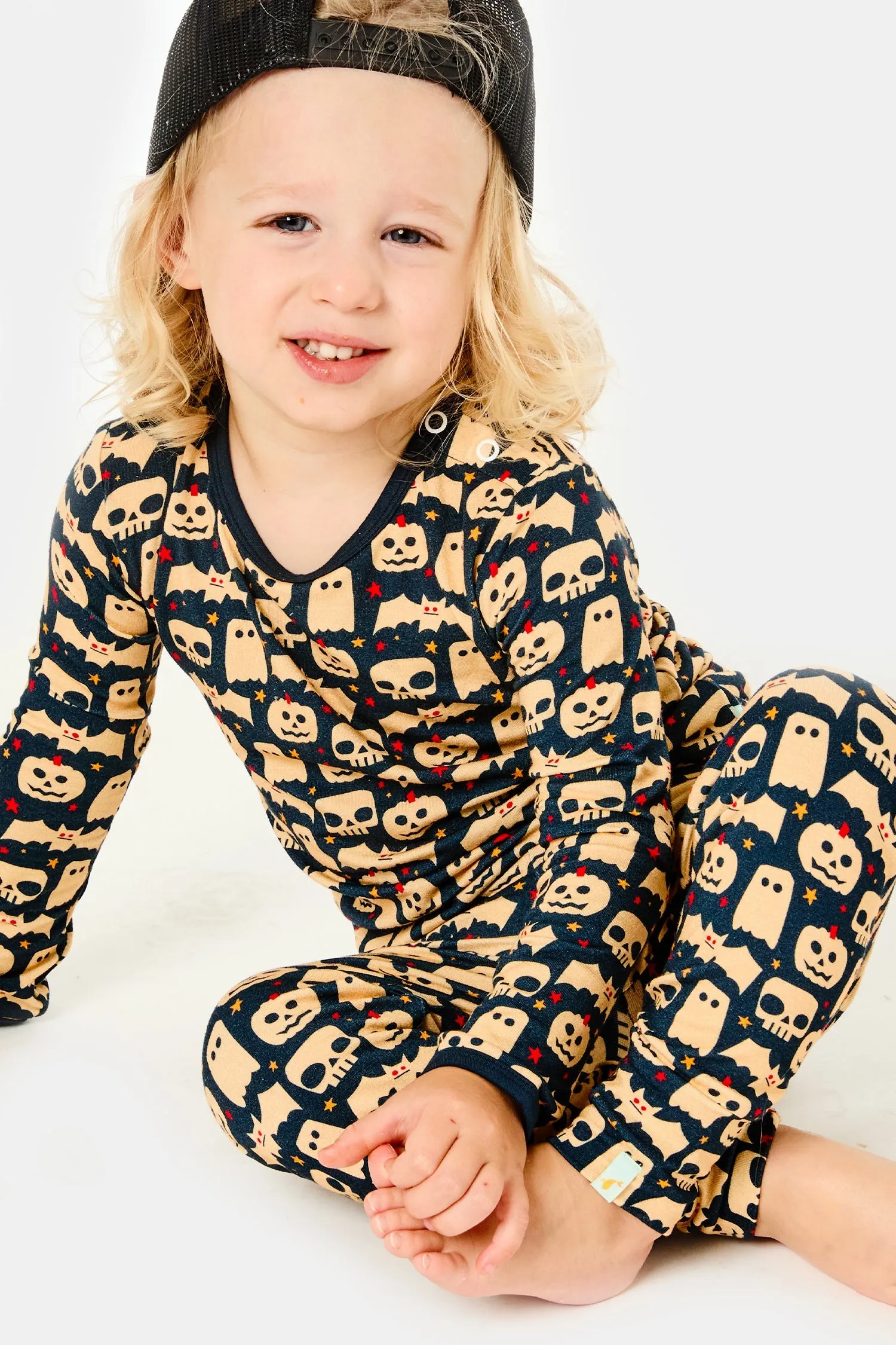Langarm-Pyjama-Set - Halloween-Skelette Babykids_Clover-Baby-Kids