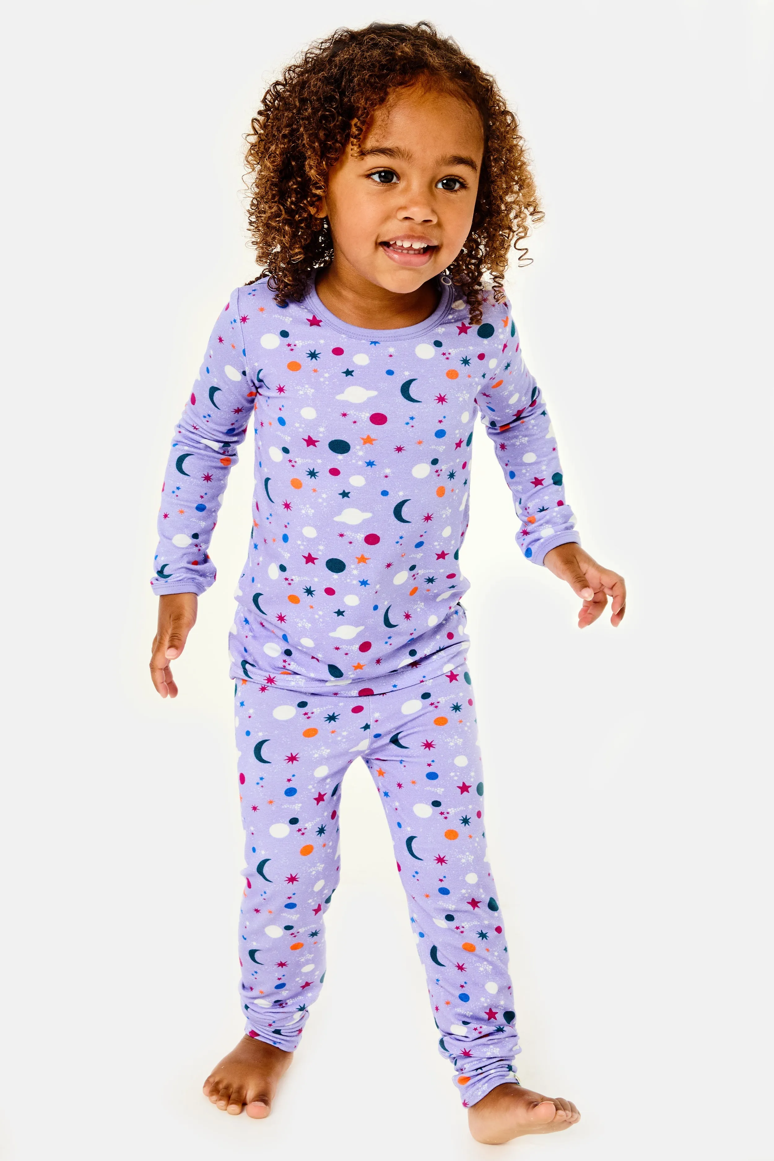 Langarm-Pyjama-Set - Luna Lavender Babykids_Klee-Baby-Kinder