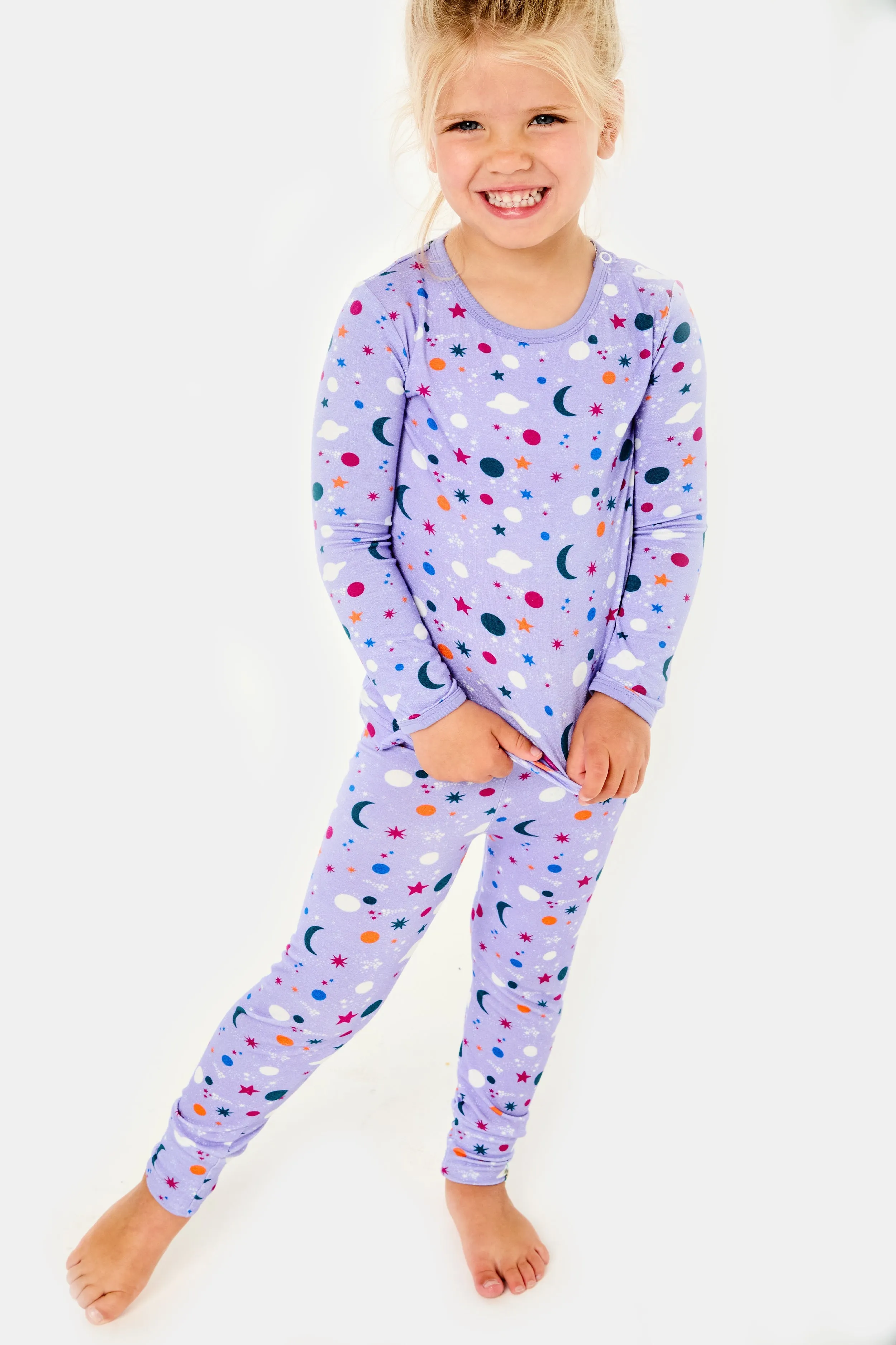 Langarm-Pyjama-Set - Luna Lavender Babykids_Klee-Baby-Kinder