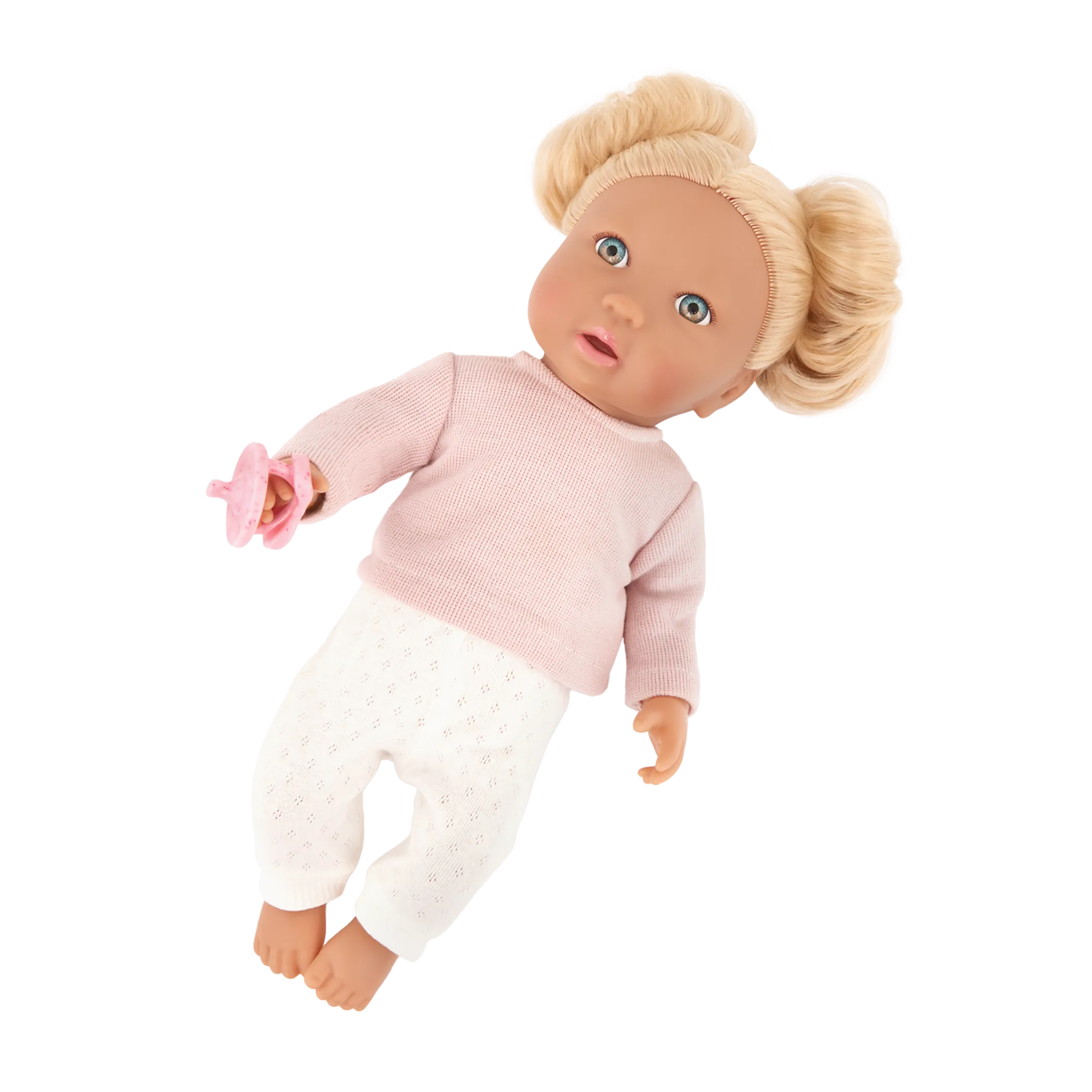 LullaBaby – Babypuppe mit welligem blondem Haar