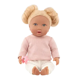 LullaBaby – Babypuppe mit welligem blondem Haar