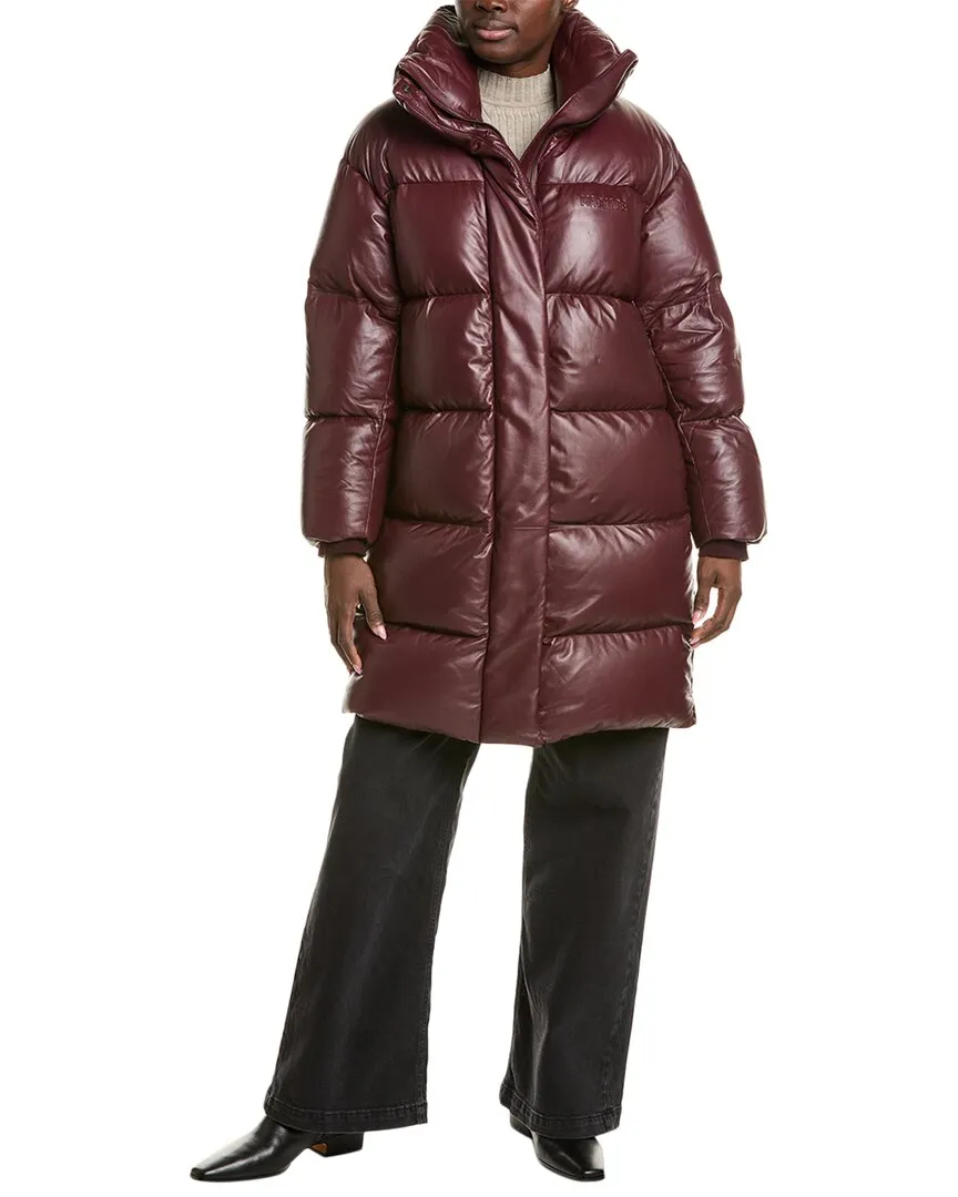 Mackage Saya Steppmantel aus Leder mit Daunenfüllung