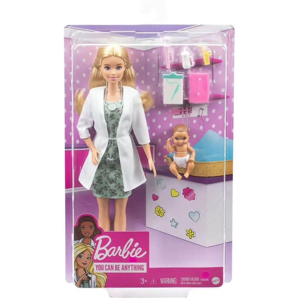 Mattel Toys Barbie Ärztin Puppen-Set mit Zubehör