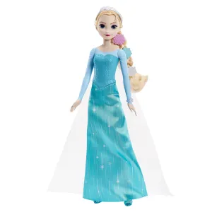 Mattel Spielzeug Disney Frozen Elsa Puppe mit Zubehör zum Anziehen