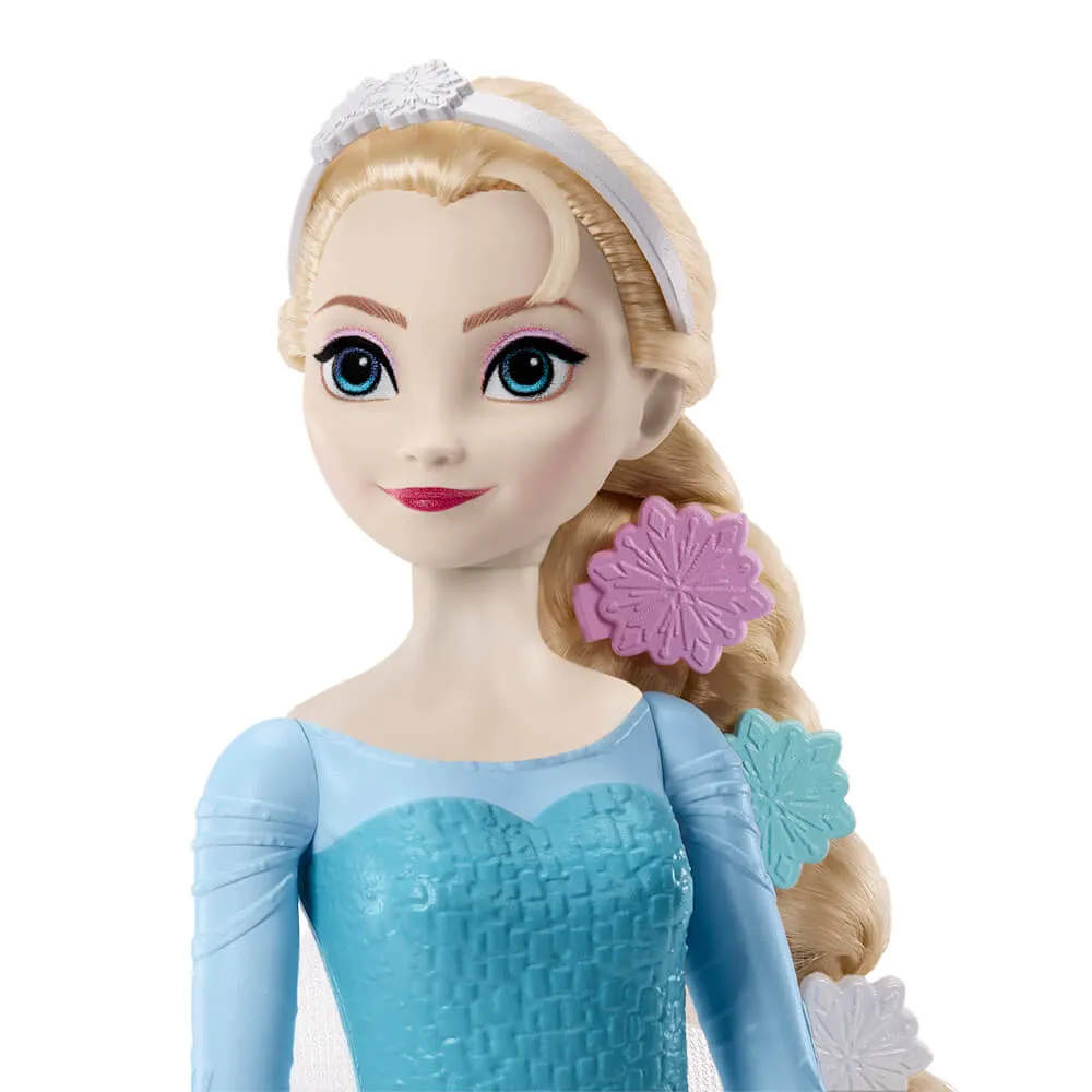 Mattel Spielzeug Disney Frozen Elsa Puppe mit Zubehör zum Anziehen
