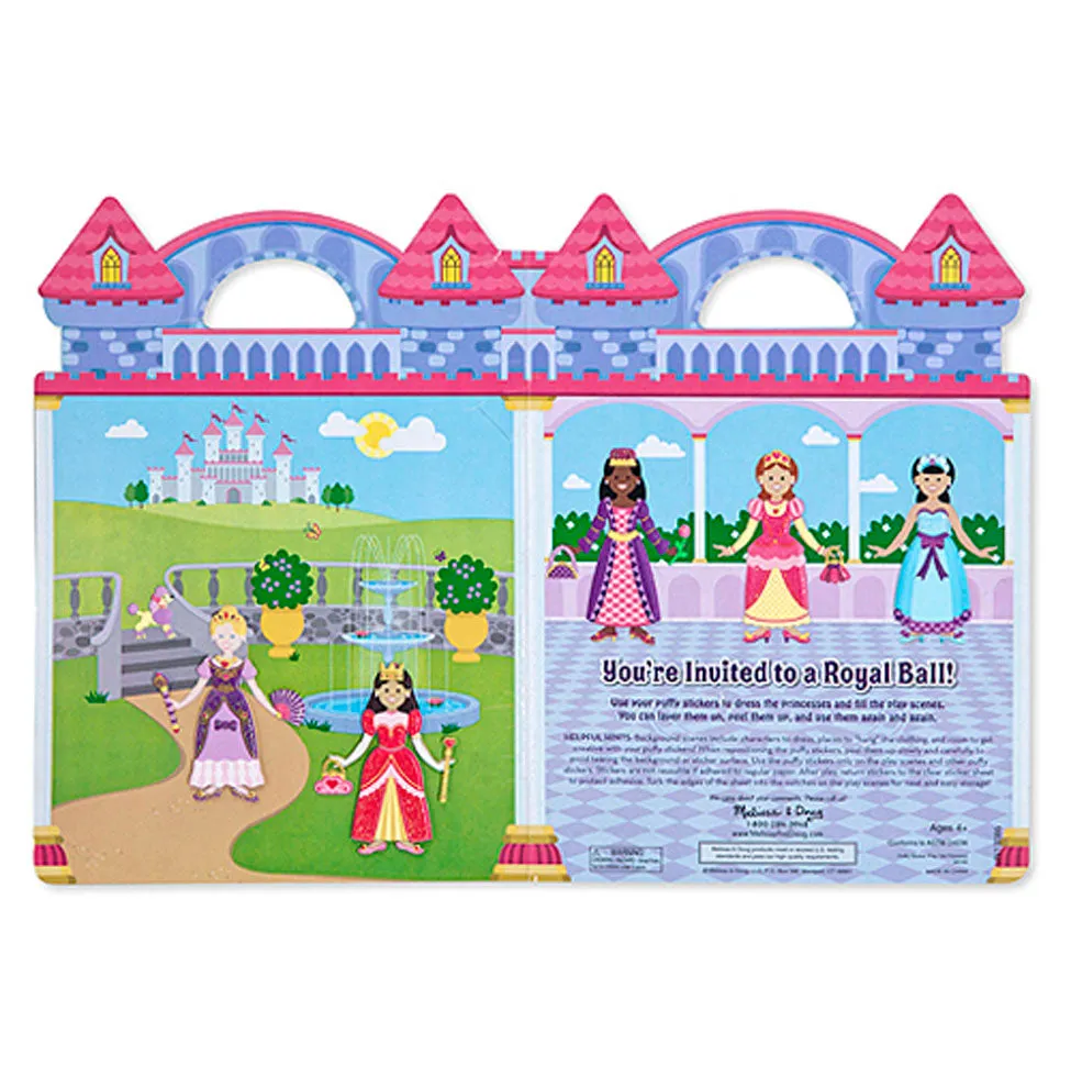 Melissa & Doug - Aufkleber-Set mit Reliefeffekt - Prinzessin