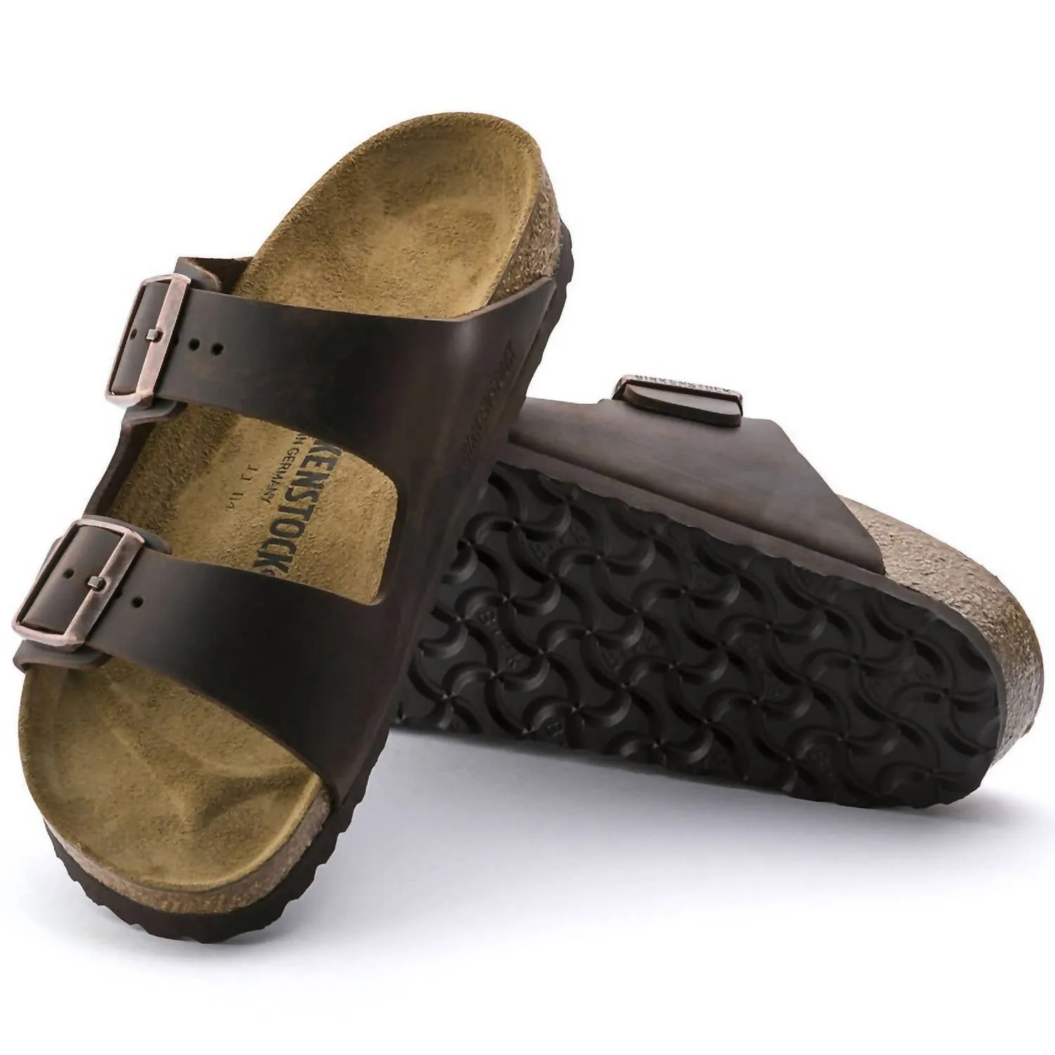 Herren Arizona Sandalen aus geöltem Leder in Habana