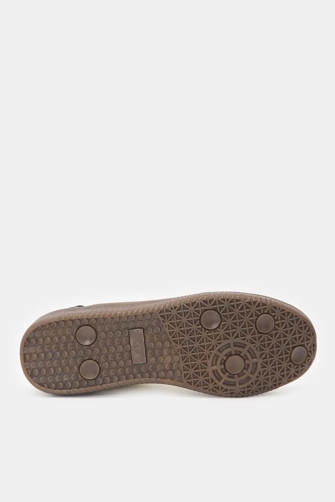 Herren Sneaker aus beigem Material im Block-Design