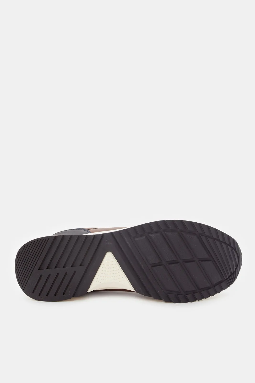 Herren Sneakers aus braunem Materialblock