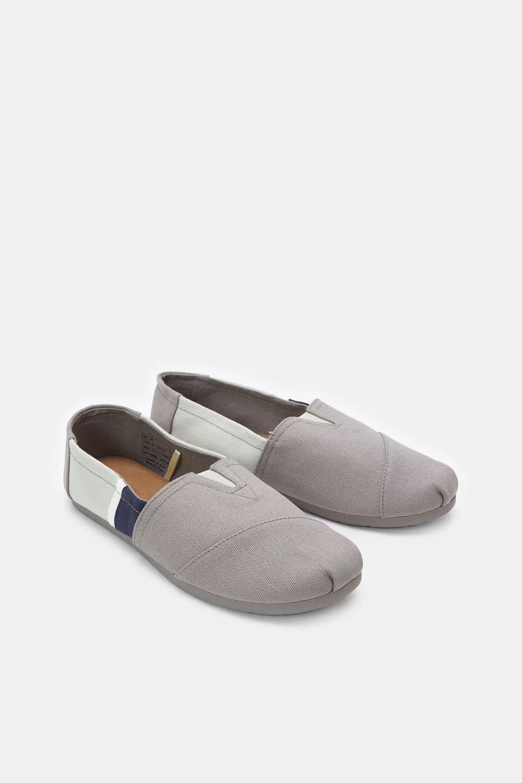 Herren Grauer Block-Slip-On