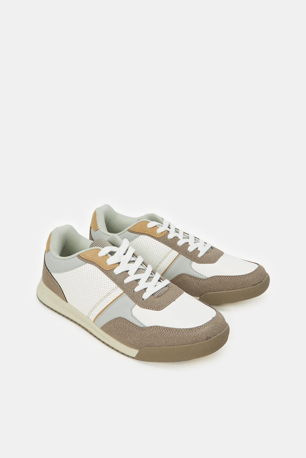 Herren Sneakers mit mehrfarbigen Verzierungen