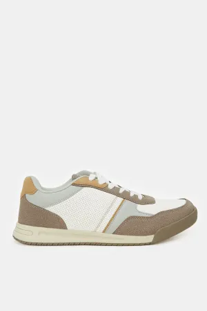 Herren Sneakers mit mehrfarbigen Verzierungen