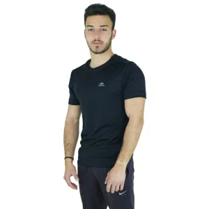 Herren Sportoberteil mit Grafikdruck, Schwarz