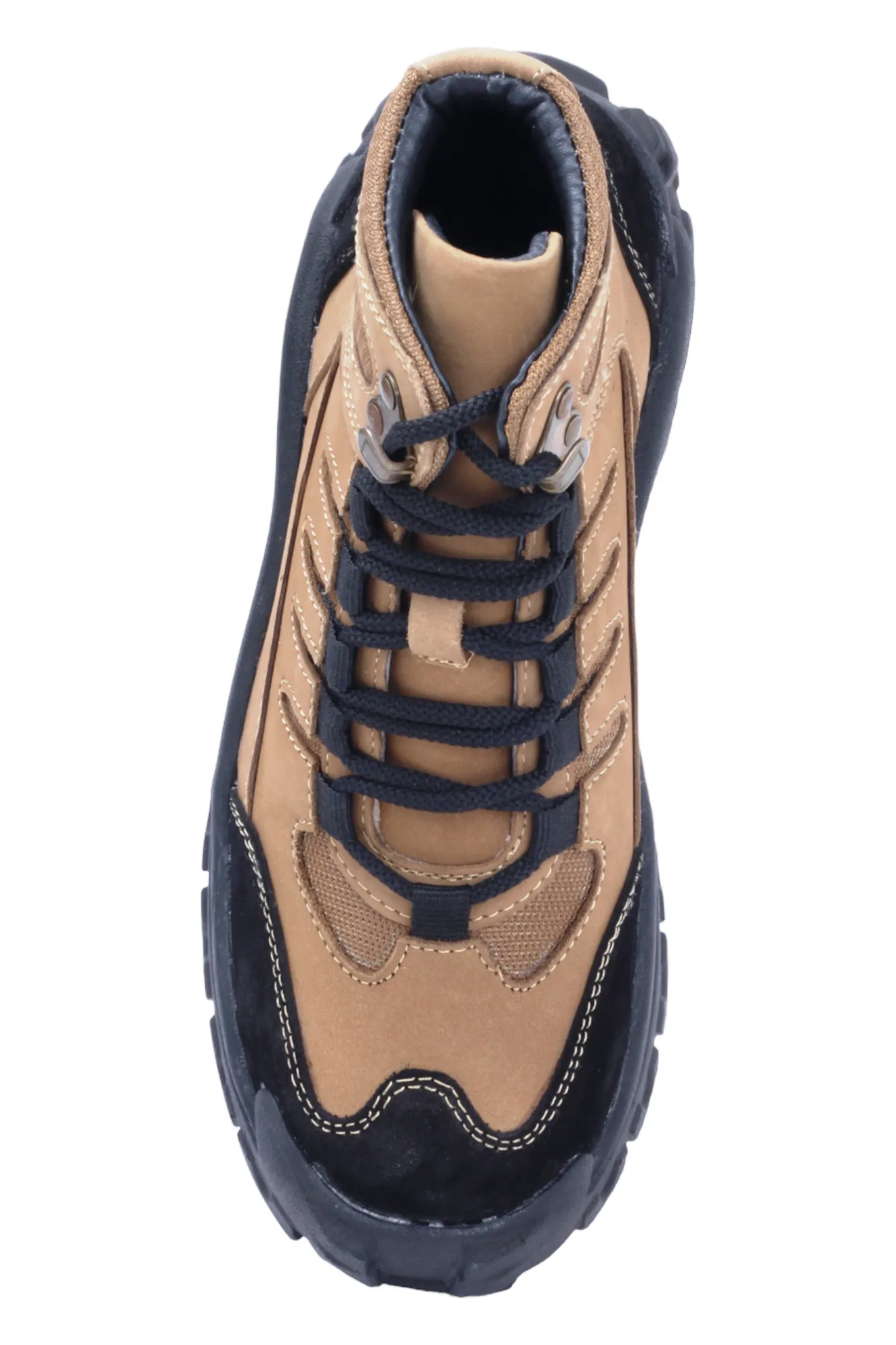 Herren High Ankle Leder Freizeitschuhe 95946