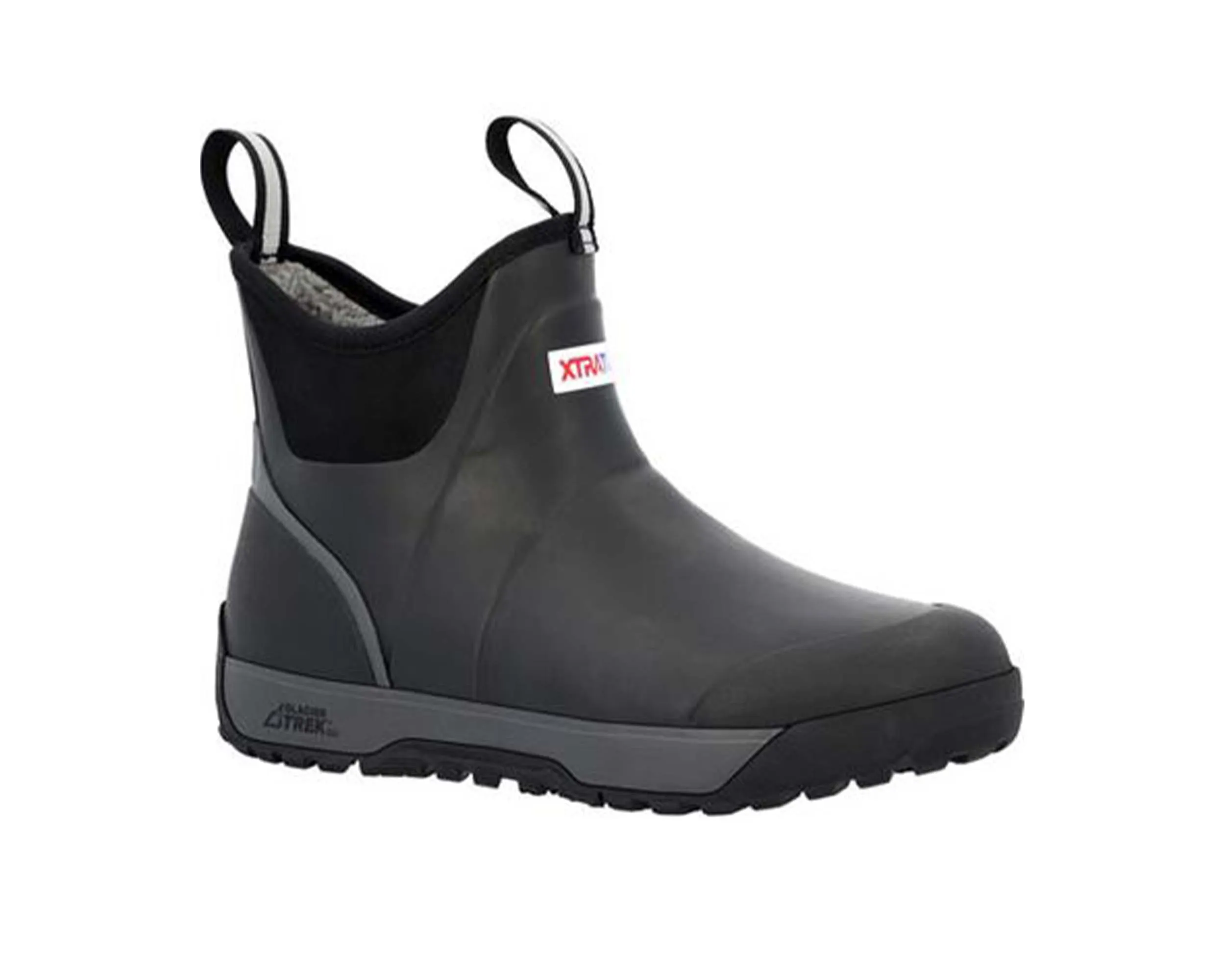 Herren Gummistiefel mit Eis-Fleece-Futter und Knöchelhöhe für das Deck