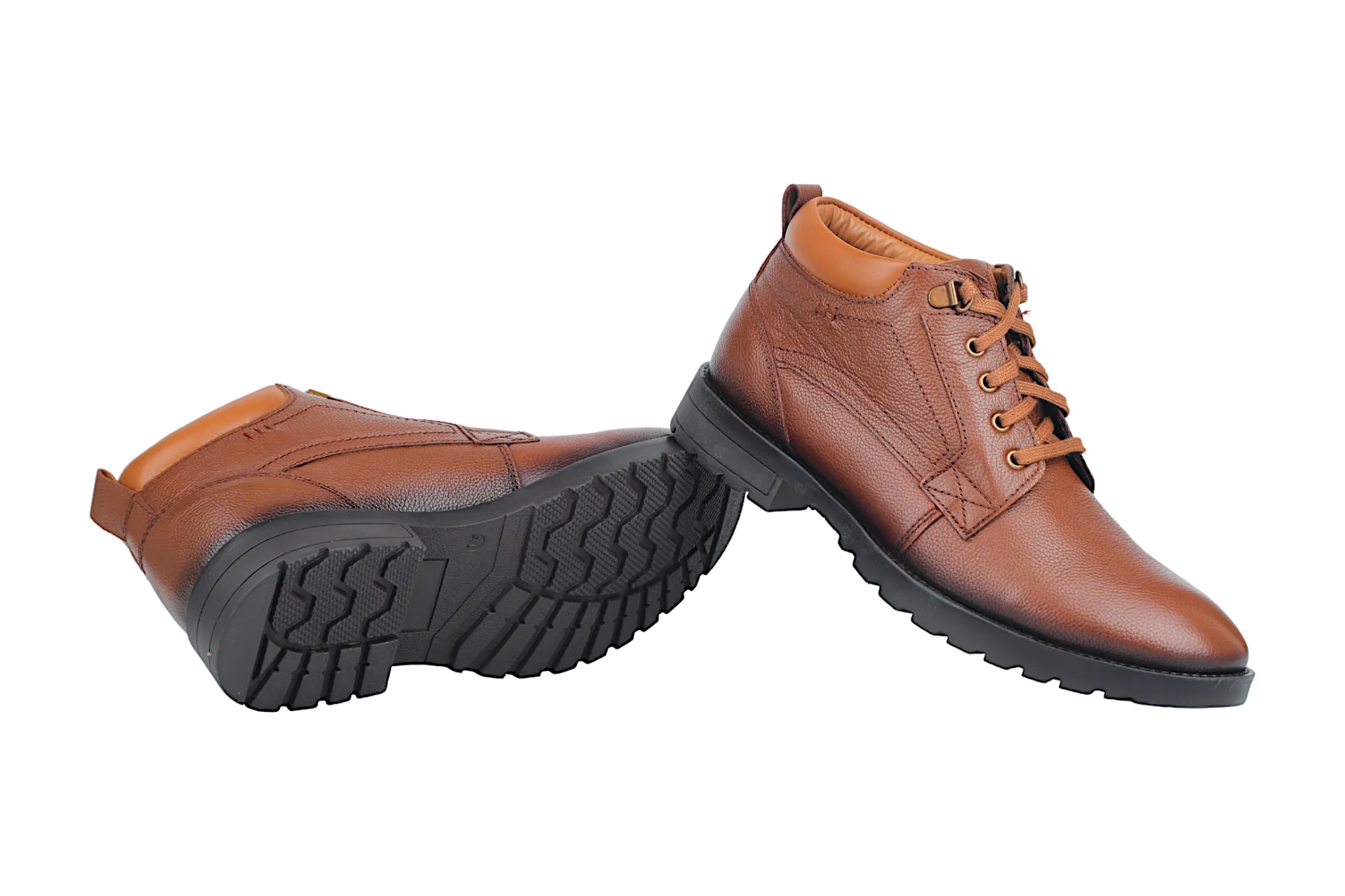 Herren Leder Stiefel Casual Schuh 38017