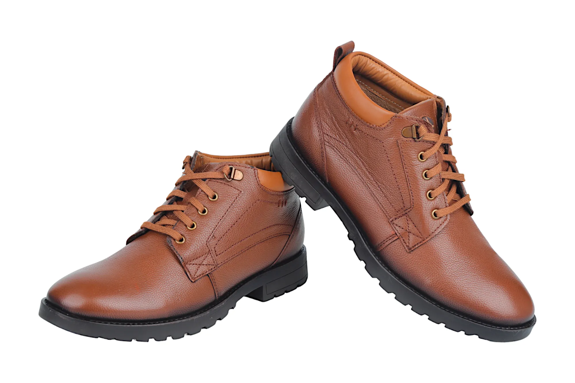 Herren Leder Stiefel Casual Schuh 38017
