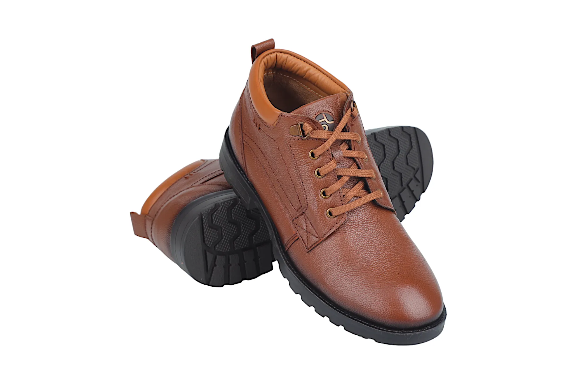 Herren Leder Stiefel Casual Schuh 38017